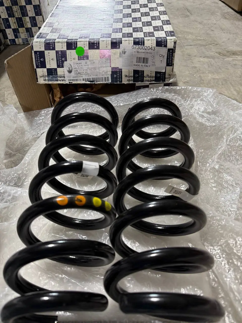 Maserati Front Suspension Spring Kit Front Suspension Spring Kit