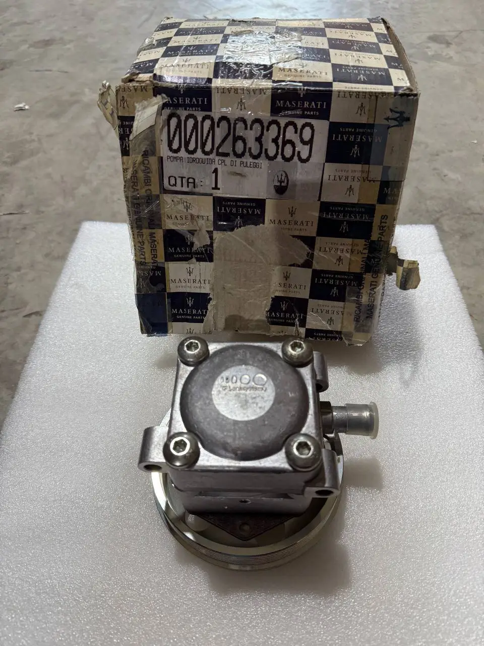 Maserati Hydraulic Steering Pump HYDRAULIC STEERING PUMP