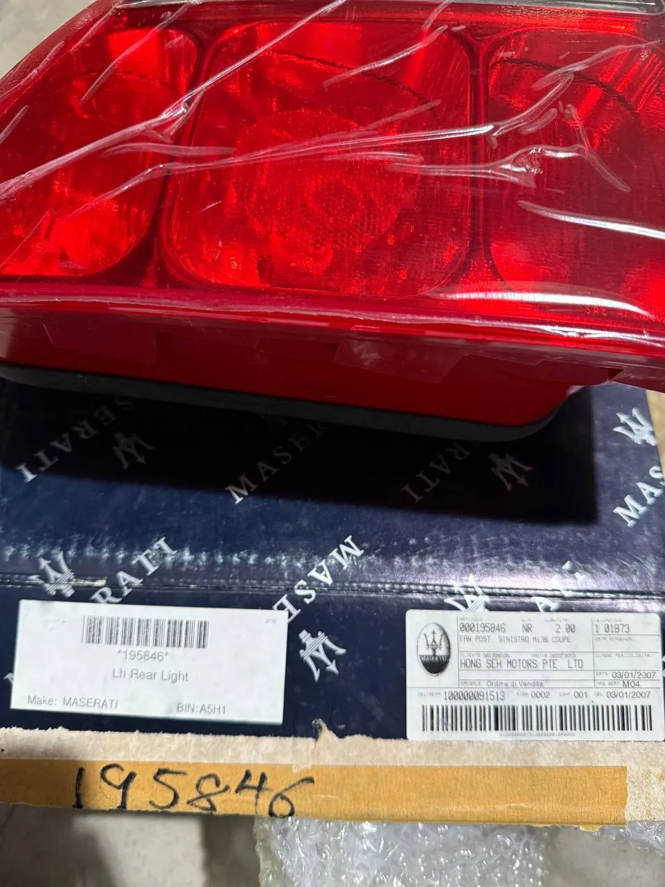 Maserati LH Rear Light Lh Rear Light