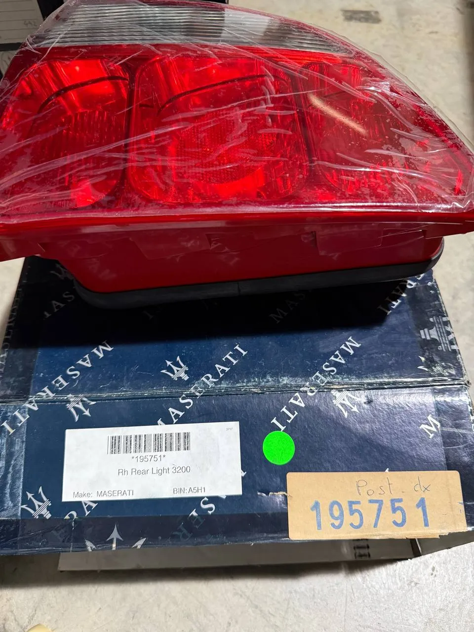 Maserati RH Rear Light 3200 Rh Rear Light 3200